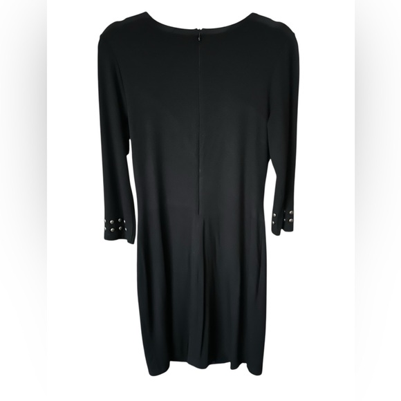 Karen Kane Black Dress with Metallic Studs size M - Picture 4 of 10